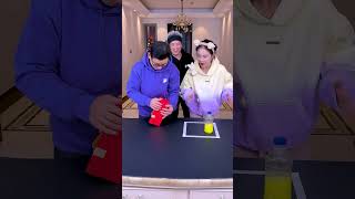 Thumbnail for Stand Up The Bottle To Grab The Christmas Gift, See Who Can Get It#Funnyfamily #Partygames #Shorts