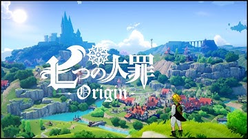 Seven Deadly Sins Origin Trailer! New Open World 7DS Game!
