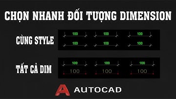 AutoLISP | Chọn Nhanh Dimension Cùng Style Hoặc Toàn Bộ – Cực Tiện