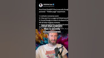 Did ChatGPT secretly switch over to Google