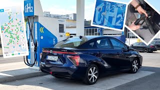 500 km in 5 Minuten - Wie tankt man Wasserstoff? So geht&#39;s! - How-To - Anleitung - Toyota Mirai