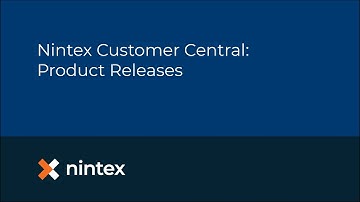 Nintex Customer Central: Product Releases