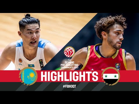 KAZ 🇰🇿 v SYR 🇸🇾 | Basketball Game Highlights | FIBA Olympic Pre-Qualif Tournament 2023 Syria