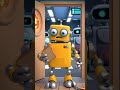 Late Robot Panic 🤖😂 Toast in Pocket Instead of Phone!