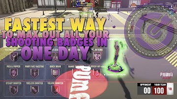 BEST METHOD TO GET MAX SHOOTING BADGES IN 1 DAY
