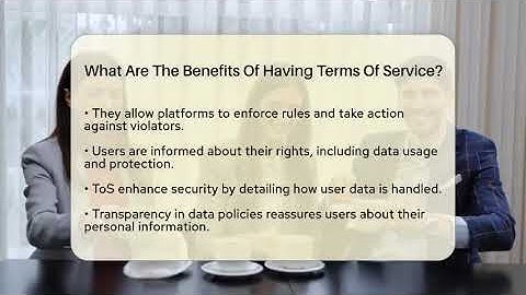 What Are The Benefits Of Having Terms Of Service? - Everyday-Networking