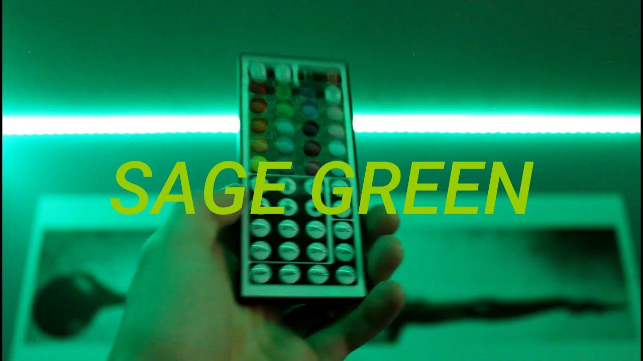How To Make SAGE GREEN On LED Light Strips Custom DIY Light Strip 