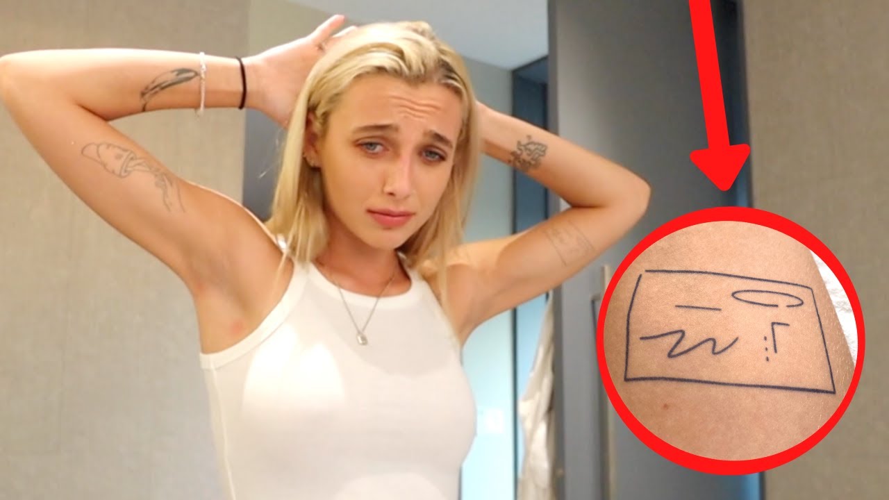 Emma Chamberlain Got 8 Tattoos in a Day  POPSUGAR Beauty