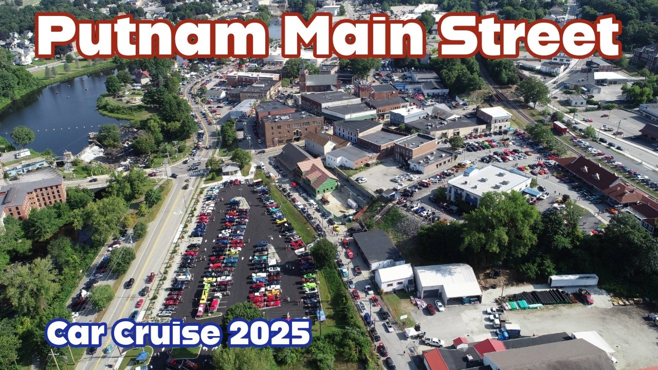 Putnam CT Main Street Car Cruise 2025 flooded the town with cool classic cars.