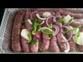 Guinness blonde beer brats  pigskin barbeque