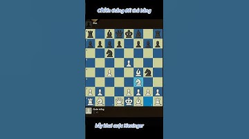 chiến thắng đối thủ bằng bẫy khai cuộc Kieninger #chess #covua #chessgame #cờvua