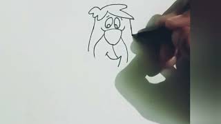 how to draw cartoon character (Patrick owsley) #meenakshiartvideos