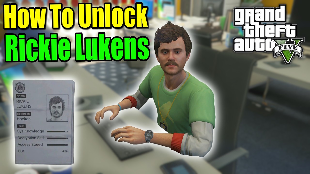 How To Unlock Rickie Lukens - GTA 5 Story Mode - YouTube