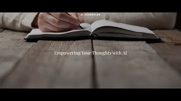 AI Journaling App Demo Video for Windows PC