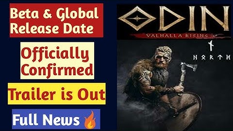 PROJECT ODIN Valhalla Rising MMMRPG Open World Game Official Trailer & Release Date Confirmed🔥