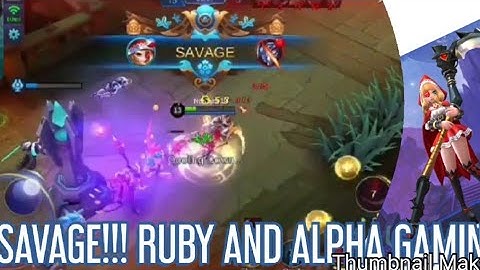 SAVAGE!!! 5v1 Ruby gaming and Alpha gaming!!!