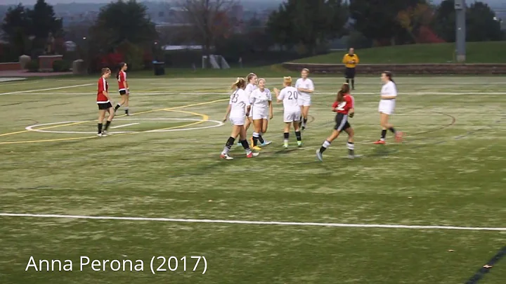 Anna Perona soccer shots on goal October 2016