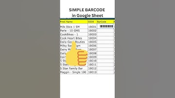 💻 Generate Barcodes in Google Sheets for Free Using Product or SKU Codes | No Add-ons Needed!