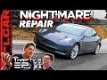 It Keeps Getting Worse! You Won't Believe How Long & Much to Fix Our Tesla Model 3 - Thrifty 3 Ep.11