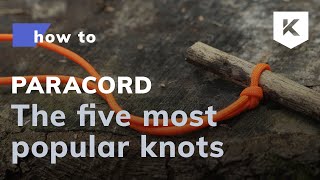 How to learn the 5 most popular paracord knots