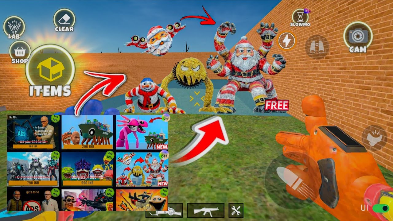 Nexbots in playground mod New updates gogo gaga Boss vs Roblox in garrys mod #garrysmod #roblox #1 