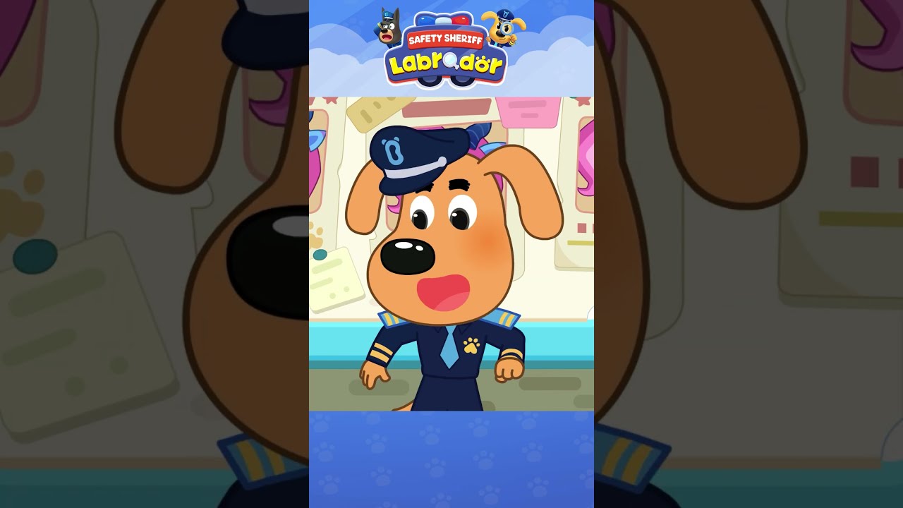 Is He Real Sheriff Labrador TwoLabradors Shorts