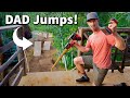 FINALLY!! Fixing and riding the backyard jumps 2021!