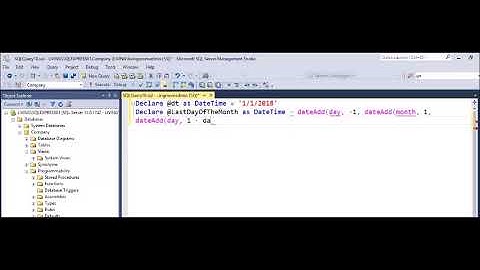 MSSQL -  How to get last date of the month