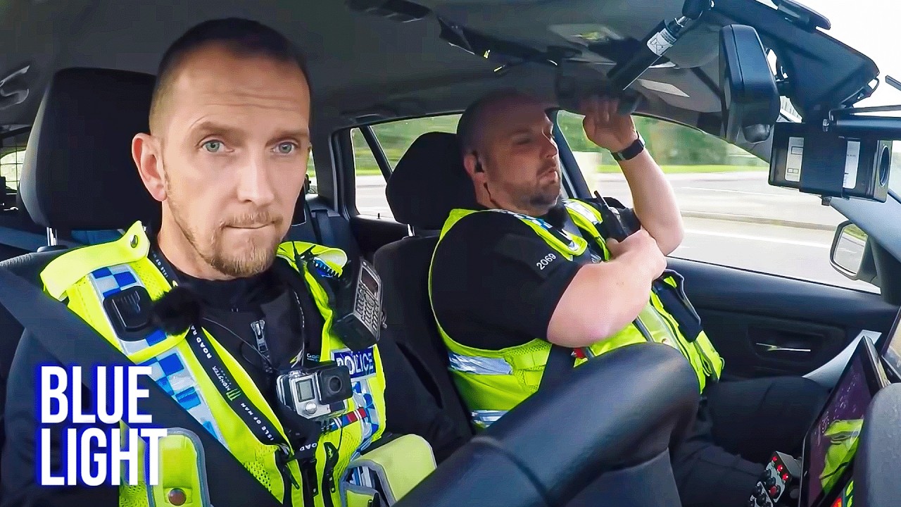 Frightening Moment Stolen Car Drives Head-On Towards Police  | All New Traffic Cops FULL EPISODE