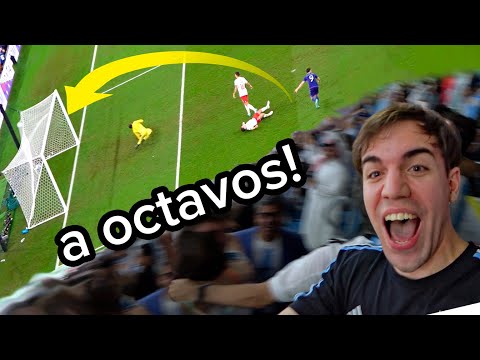 Argentina vs Polonia 2-0 REACCIONES DE UN HINCHA EN QATAR MUNDIAL 2022