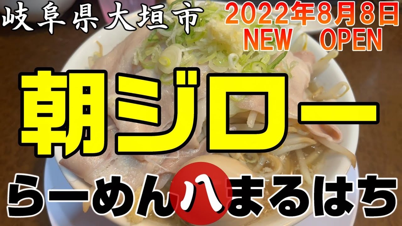 【＃１１３】岐阜県大垣市　らーめんまるはち大垣店