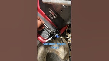 Governor bypass = FAST #mower #mudmower