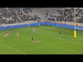 Try box to box lucas martins portugal vs romania  rugby europe championship 2024