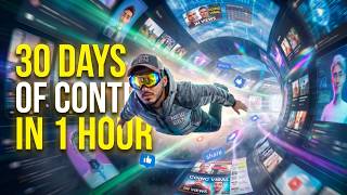 I Built 30 Days of Content in 1 Hour Using AI