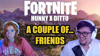 THE BEST FORTNITE COUPLE.... OF FRIENDS! | Hunny, Ditto, and Nasty Play CH. 5!!!