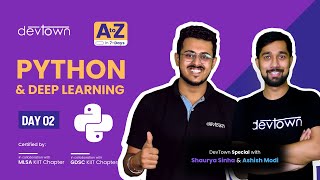 [LIVE] DAY 02 | PYTHON & Deep learning | COMPLETE in 7 - Days