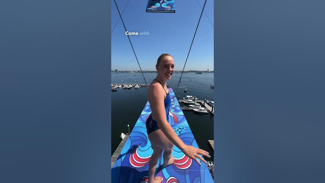 High Diving into the Boston Harbour 😳 BraveGang YouTube