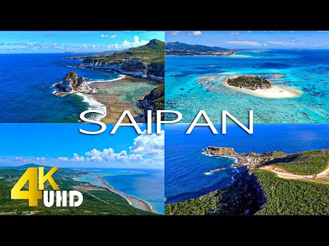   4K 영상 보기만 해도 시원해지는 사이판 랜선여행과 힐링음악 SAIPAN ISLAND 아름다운섬 에메랄드 바다풍경 해외여행추천 엔티비스튜디오