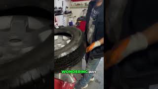 Protect Your Tire Sensor: Critical Valve Stem Placement! #shorts