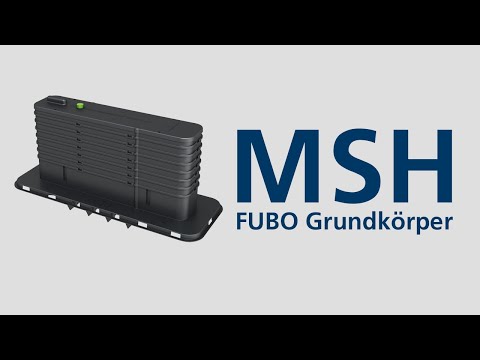 Montage Bauherrenpaket MSH FUBO Reihe - Grundkörper