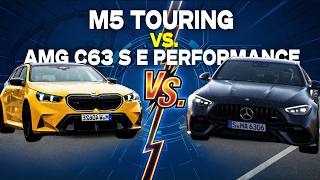 BMW M5 Touring vs Mercedes-AMG C63 S E Performance – Power Wagon vs Hybrid Beast | Motorvision