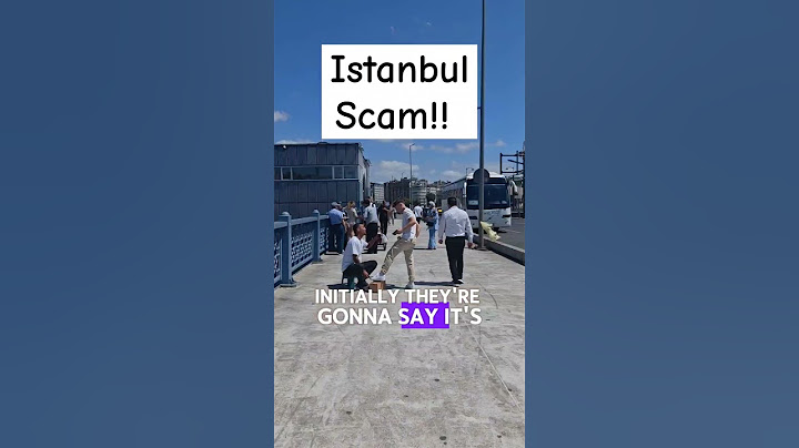 Beware of this Istanbul Scam!! #istanbul #turkey #scam #funny #turkiye #viral #travel #story