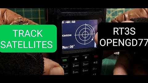 RT3S - AUTO TRACK   NEAREST SATELLITE- OPENGD77