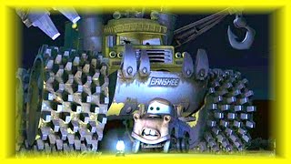 Pixar Cars Screaming Banshee Eats Dinaco Lightning