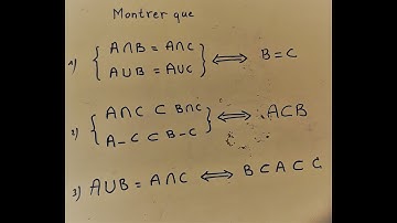 Ensemble et application : exercices corrigés 1