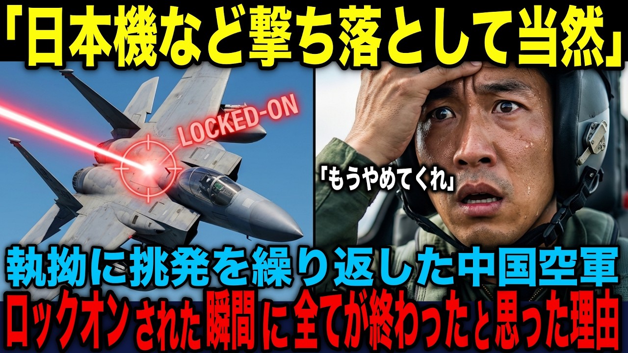 【海外騒然】「やめろ…もう限界だ…」最新ステルス機がF 15にレーザー照射で挑発→女性パイロットが放った