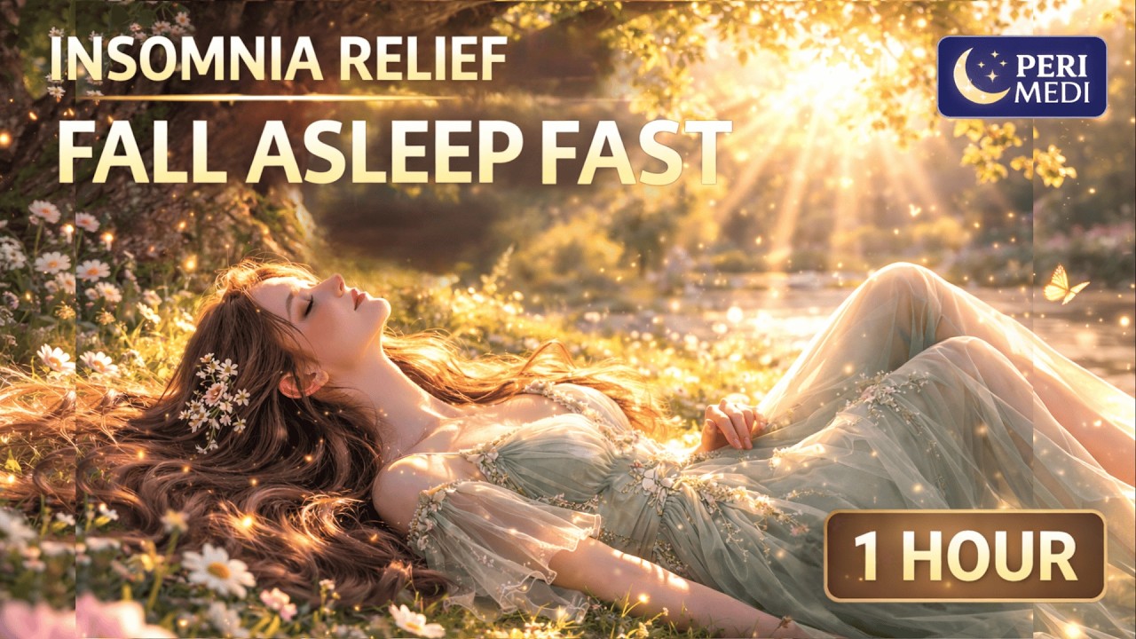 Insomnia Relief Music 🌙 Fall Asleep Fast | 1 Hour Deep Sleep Music