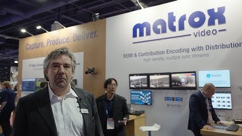 NAB 2024 Product Insights | RedShark Interview with Matrox Video