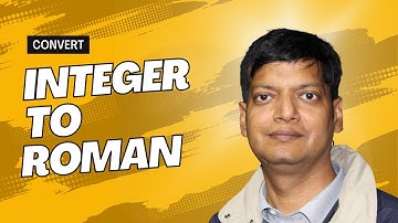 Integer To Roman | Conversion | Java | Roman Number | ISC | ICSE
