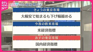 【8月29日の株式市場】株価見通しは？  福永博之氏が解説